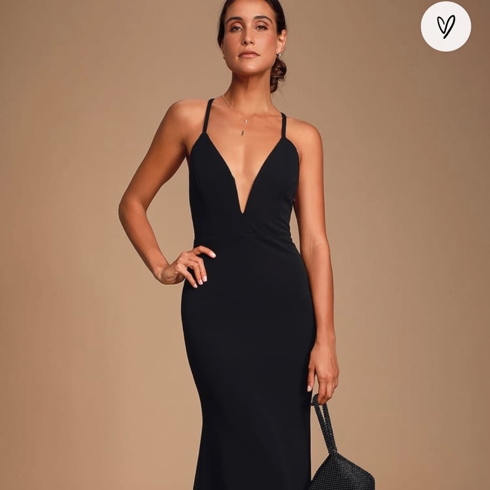 Black dress Lulus - Amelia Black Sleeveless Maxi Dress